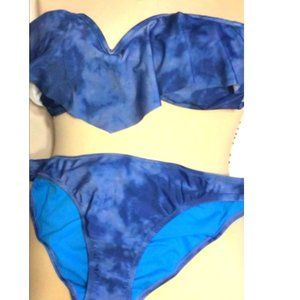 Aeropostale Bandeau Swimsuit Juniors Top XL Bottom Large